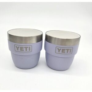 Set of 2 YETI 4oz Shot Glasses Cosmic Lilac Purple New without BOX